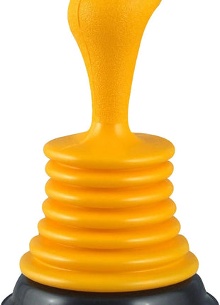 PlumbCraft Mini Drain Plunger, 11-Inch Bellows Sink Plunger for Kitchen & Bathroom Sinks, Heavy-Duty Clog Remover with Ergonomic Handle
