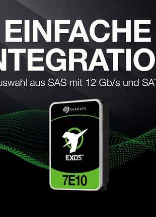 Seagate Exos 7E10 ST4000NM025BSP - Hard Drive - 4 TB - SAS 12Gb/s