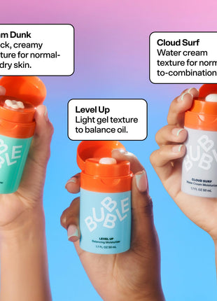 Bubble Skincare Cloud Surf Water Cream, Oily Skin Moisturizer, 50 ml