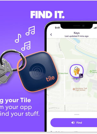 Life360 Tile - Bluetooth Tracker, Keys Finder and Item Locator for Keys, Bags and More. Phone Finder. Both iOS and Android Compatible. 1-Pack (White)