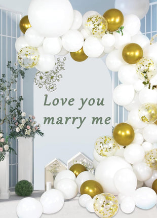 ASIYUHY White Balloons 100 Pack 12 Inch White Latex Party Balloons with 2 Rolls of Ribbon Helium Balloons for Wedding Birthday Party Baby Shower Engagement Anniversary Decorations