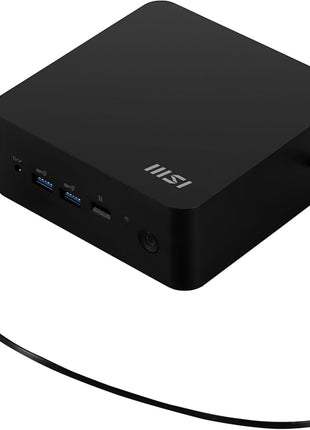 MSI Cubi NUC Barebone Desktop, Intel Core 7-1365U, 2X DDR5 Slots (up to 64GB), vPRO Enterprise, WiFi 6E, 3 Year Advance Replacement (13MQG-202BUS)