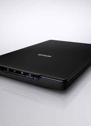 Epson Perfection V39 II Flatbed Photo Scanner 4800 dpi Optical Resolution | 4800 dpi Optical Resolution Image Scanning High-Rise Removable Lid Scan to Cloud and USB Power Black