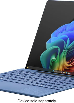 Microsoft Surface Pro Flex Keyboard with Slim Pen Bundle, 2-in-1 Alcantara keyboard for Surface Pro Copilot+ (11th Edition), Pro 9 and 8, Windows 11 Copilot+ PC, Sapphire