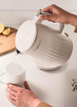 Cuisinart Electric Kettle, Stainless Steel Interior, One-Touch, 1 Liter | 1-liter electric tea kettle with compact 1-touch design, auto-shutoff & double-wall insulation for heat retention, CK-10TRES