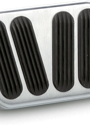 Lokar BAG-6102 Billet Aluminum Brake/Clutch Pad with Rubber Brushed