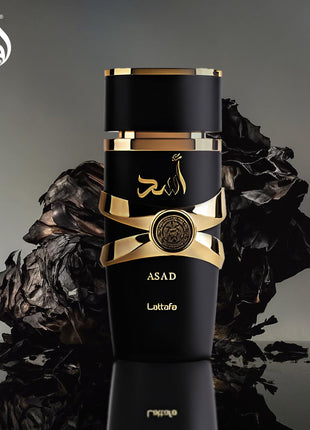 Lattafa Perfumes Asad for Unisex Eau de Parfum Spray, 3.4 Ounce