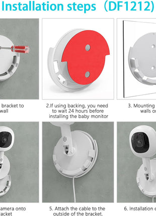 wall Mount for Nanit Pro 1080p HD Smart Baby Monitor and Flex Duo Stand