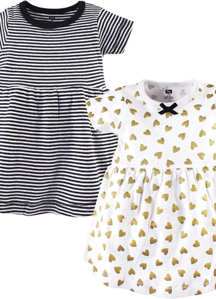 Hudson Baby Girl's Cotton Dresses, Lemons, 18-24 Months