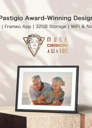 Frameo Digital Picture Frame, 10.1'' Frameo Digital Photo Frame WiFi, 32GB | 1280*800 HD Touch Screen Digital Photo Frame for Wall, Share Photo Video, Birthday Gifts for Women, Wedding Gifts for Couple