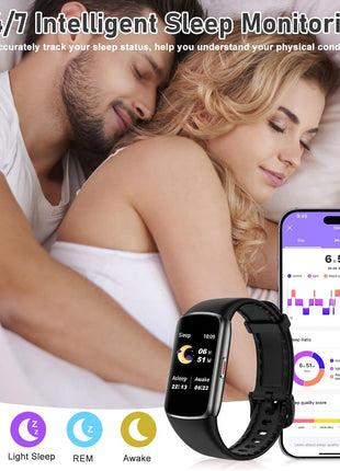 Fitness Tracker with 24/7 Heart Rate, Blood Oxygen, Sleep Tracker, 1.47''Waterproof Fitness Watch, Activity Tracker with Step Tracker for Women Men