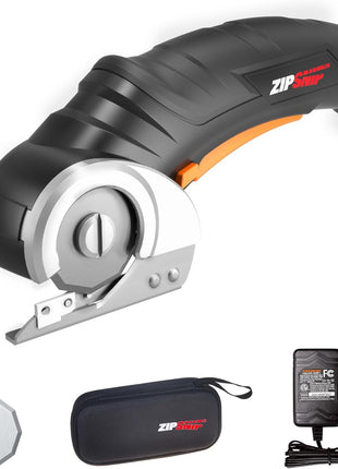 WORX Cordless Fabric & Cardboard Cutting Scissors, 4V ZipSnip, WX082L.2 | 2 safety cutting blades, matching storage bag, lightweight rechargeable handheld cutter for multi-material use