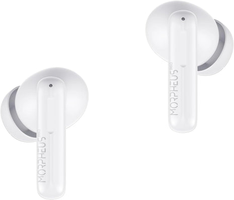 Morpheus 360 Nemesis ANC Wireless Noise Cancelling Headphones TW2750W, in Ear Blueooth Earphones, Pure White
