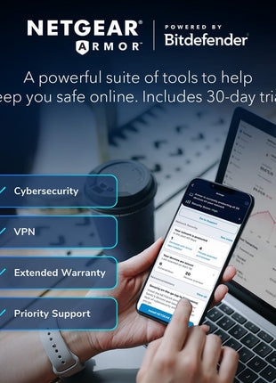 NETGEAR Nighthawk Tri-Band WiFi 7 Router (RS500) – Router Only, BE12000 Wireless Speed (up to 12 Gbps) - Covers up to 3,000 sq. ft., 120 Devices – 2.5 Gig Internet Port - Free Expert Help