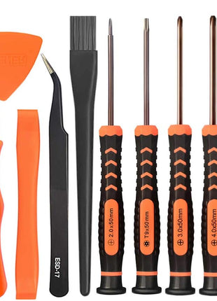 Cleaning Repair Tool Kit for PS4 PS5, TECKMAN TR9 Torx Security Screwdriver with PH00 PH0 PH1 Phillips Screwdriver Set for Sony Playstation 4,5 Main,Controller Tear Down and Dust Removal