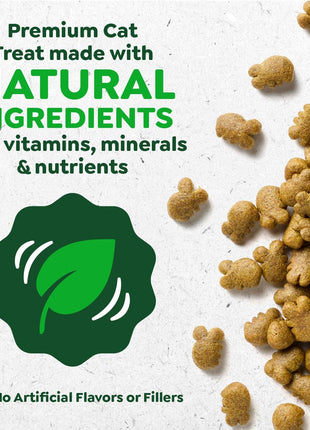 Greenies Cat Treats, Feline Veterinarian-Recommended Adult Natural Dental Treats, Catnip Flavor, 9.75 oz. Tub