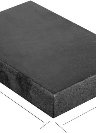 Oudtinx Rubber Bench Block Jeweler's Rubber Bench Block Rubber Stamping Block for Hammering, Shaping, Chasing, Flattening Metals (15CM x 10CM)