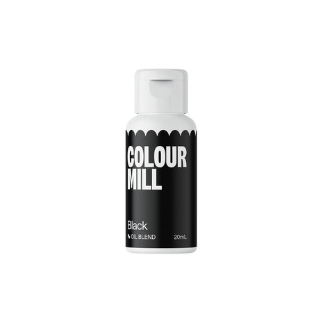 Colour Mill Oil Based Food Coloring, 20 Milliliters Black