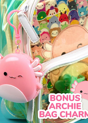 Original Squishmallows Archie The Axolotl Bracelet Kit, Friendship Bracelet Kit, Charm Bracelet Making Kit, Gifts for Girls, Squishmallows for Boys, Craft Kits