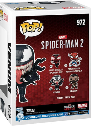 Funko POP! Games: Spider-Man 2 - Venom | Official Video Games Merch - Collectable Vinyl Figurine for Shelf Display - Birthday Gift Idea for Fans and Collectors
