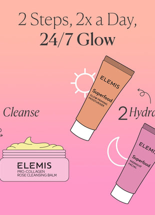 ELEMIS Way to glow kit, Amazon Exclusive 3 Piece travel set ($70 Value)