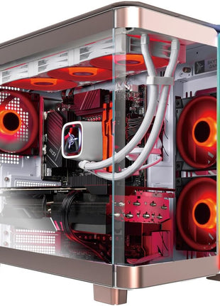 Skytech King 95 Gaming PC Desktop, Ryzen 7 7800X3D 4.2 GHz (5GHz Turbo), AMD RX 9070 XT 16GB, 2TB Gen4 NVMe SSD, 32GB DDR5 RAM 5600 RGB, 850W Gold PSU, 360mm ARGB AIO, Wi-Fi, Win 11