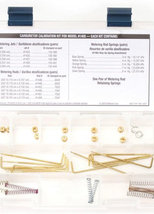 Edelbrock 1479 Performer Series Carburetor Calibration Kit