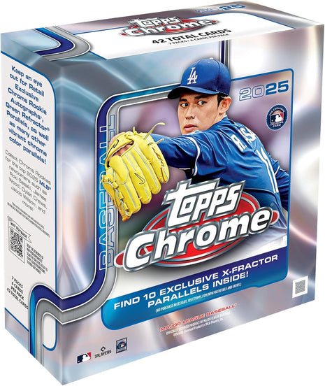 2025 Topps Chrome Baseball - Factory Sealed - Mega Box