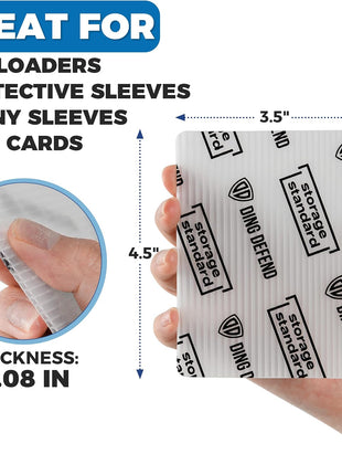 Trading Card Shipping Protectors - Premium Ultra Strong Plastic Inserts - 110 Pack - 3.5'' x 4.5''