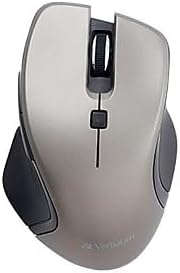 Verbatim USB C 2.4G Wireless Type C LED Computer Mouse with Nano Receiver for Mac and PC - Graphite