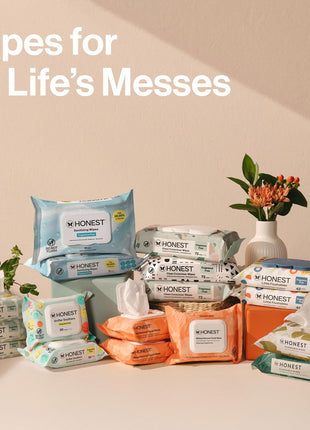 The Honest Company Hypoallergenic Multi-Use Baby Wipes for Sensitive Skin, Geo Mood, 288 Count