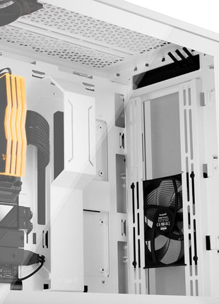 be quiet! Shadow Base 800 DX White ARGB – ATX Mid-Tower Gaming PC Case, High Airflow Design, Tempered Glass, E-ATX Support, 420mm Radiator Ready – BGW62