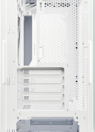 ASUS A21 White Micro ATX PC Case Supports BTF Hidden Connector Technology, Graphics Cards up to 380mm, 360mm Coolers, & ATX PSUs, Includes Porous Front-Panel mesh, 2 Year Warranty
