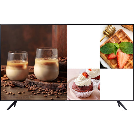SAMSUNG 43-Inch Class Crystal UHD 4K BEC-H Series HDR Pro TV w/ 3D Surround Sound, PurColor, Contrast Enhancer, Use for Digital Signage Displays, Commercial TV, Alexa Built-In (LH43BECHLG, 2023 Model)
