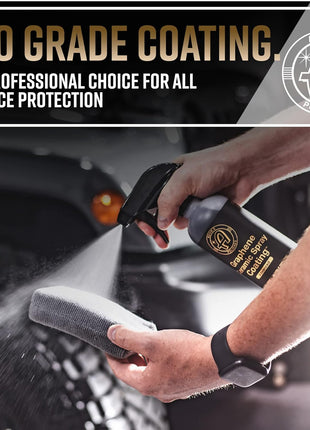 Adam's Advanced Graphene Ceramic Spray Coating Kit - 18+ Months Sprayable Graphene Oxide Ceramic Coating for Cars, Boats, RV's & Motorcycle - Adds Extreme Gloss, Depth, Shine & Protection