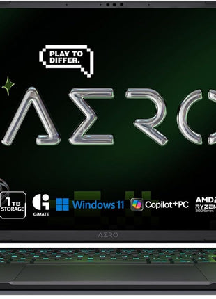 GIGABYTE AERO X16; Copilot+ PC - 165Hz 2560x1600 WQXGA - NVIDIA GeForce RTX 5060 - AMD Ryzen AI 7 350-1TB SSD with 16GB DDR5 RAM - Windows 11 Home - Space Gray