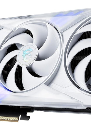 msi Gaming RTX 5060 Ti 8G, Trio OC White Graphics Card (8GB GDDR7,128-bit, Extreme Performance: 2662 MHz, DisplayPort x3 2.1a, HDMI 2.1b, NVIDIA Blackwell Architecture