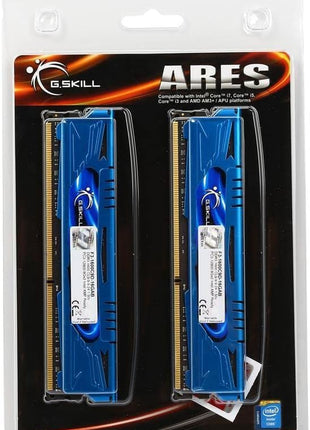 16GB G.Skill DDR3 PC3-12800 1600MHz Ares Series Low Profile CL9 (9-9-9-24) Dual Channel kit 2x 8GB