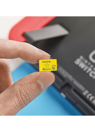SanDisk 256GB microSDXC-Card, Licensed for Nintendo-Switch - SDSQXAO-256G-GNCZN