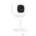 Travel Stand for Nanit Pro Baby Monitor-Prevents Falling Off, Flex Multi-Stand Wall Mount for Nanit Pro Camera with 10FT USB C Charging Cable Power Adapter-White (Camera Not Included)