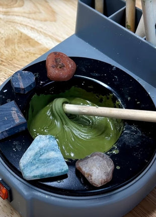 Green DOP Wax Fit for Lapidary Cabachon Forming Cutting and Polishing Versatile