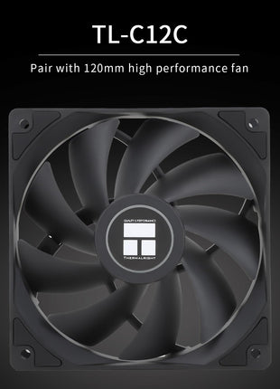 Thermalright Peerless Assassin 120 SE CPU Cooler, 6 Heat Pipes AGHP Technology, Dual 120mm PWM Fans, 1550RPM Speed, for AMD:AM4 AM5/Intel LGA 1700/1150/1151/1200/1851,PC Cooler