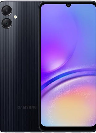 SAMSUNG Galaxy A05 (SM-A055M/DS), 128GB 4GB RAM, Dual SIM, Factory Unlocked GSM, International Version (Wall Charger Bundle) - (Black)
