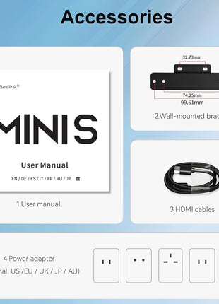 Beelink Mini S13 Mini PC,13th Intel Twin Lake-N150 (up to 3.6GHz, Upgraded N100), 16GB DDR4 500GB M.2 SSD, Mini Desktop Computer Support 4K Dual Display/USB 3.2/WiFi 6/BT 5.2 for HTPC/Office/Business