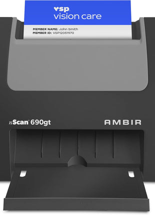 Ambir nScan 690gt-AS High-Speed Vertical Card Scanner for Windows PC and MAC