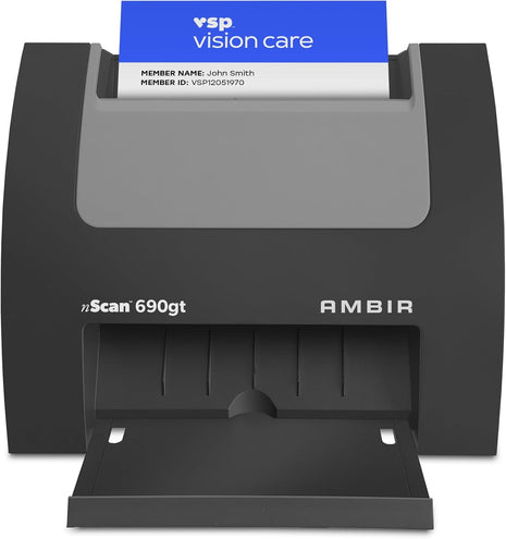 Ambir nScan 690gt-AS High-Speed Vertical Card Scanner for Windows PC and MAC
