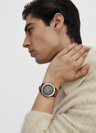 United Colors of Benetton Men Grey Round Resin Dial Analogue Watch- UWUCG0306