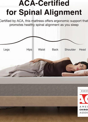 Novilla Bliss Queen Size Mattress, 12 Inch Gel Memory Foam Mattress Queen | Cool Night Sleep & Pressure Relief, Support Foam for Spine Alignment & Motion Isolation, Medium Plush Feel