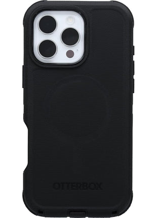 OtterBox iPhone 16 Pro Max Defender Series Case - Black (Single Unit Ships in polybag)