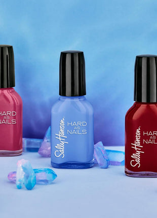 Sally Hansen Hard as Nails, Black Heart, Long Lasting, Chip Resistant, Opaque, Shiny Black Nail Polish
